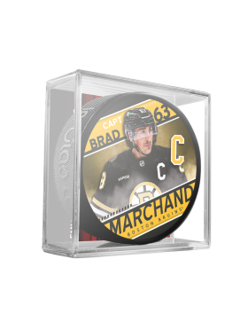 Inglasco / Sherwood Puk Boston Bruins Brad Marchand Captain Collection