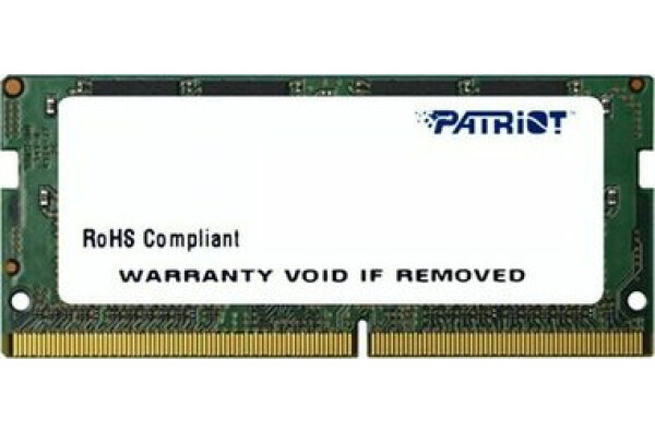 Patriot Signature 8GB 2666MHz / SO-DIMM / DDR4 / CL19 / Unbuffered / Non-ECC / 1.2V (PSD48G266681S)