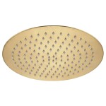 REA - Kulatá dešťová sprcha JS-P014BG 30cm Brush Gold REA-P8604