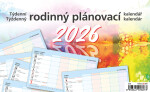 Stolní kalendář 2026 Helma - Týdenní rodinný plánovací