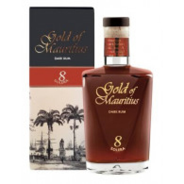 Gold of Mauritius Solera Dark Rum 8y 40% 0,7 l (tuba)