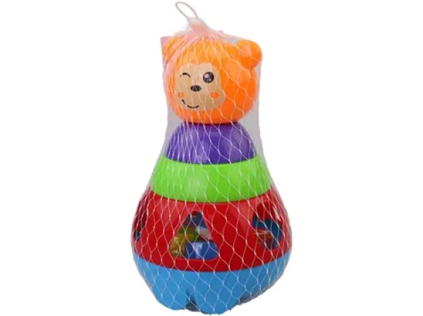 Made 17393 - Pyramida opička vkládačka