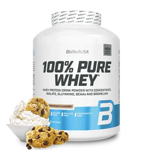 BioTech 100% Pure Whey 2270 g cookies cream (10136)