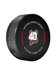 Inglasco / Sherwood Puk New Jersey Devils Official Game Puck 2022-2023 40th Anniversary