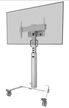 Neomounts BOS FL50S-825WH1 bílá / stojan na podlahu pro televize / velikost 37-75" / VESA 100x100 - 600x400 / nosnost 70 (FL50S-825WH1)