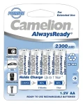 Camelion AlwaysReady / Nabíjecí baterie / AA / Ni-MH / 2300 mAh / 4 ks (17423406)