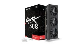 XFX SPEEDSTER QICK 308 RX 7600 BLACK EDITION / 1875-2754 MHz / 8GB D6 / 128-bit / 1x HDMI + 3x DP / 165W (8) (RX-76PQICKBY)