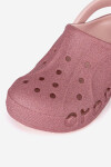 Pantofle Crocs BAYA GLITTER CLOG TODDLERS 207014-6SR