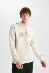 DEFACTO Regular Fit Hooded Printed Sweatshirt