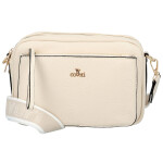 Stylová dámská koženková crossbody kabelka Aliana, béžová