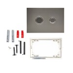 Ovládací tlačítko SAT kov gun metal mat SATATBGM SATATBGM