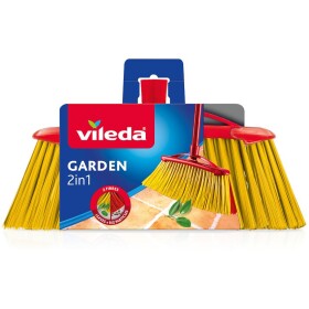 Vileda Garden venkovní smeták 2v1 / 2 typy štětin / Tyč: 130 cm / Hlava: 36 × 6 cm (128763-V)