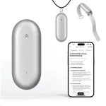 PLAUD Note Pin Silver - AI hlasový záznamník (2025) / Diktafon / Kapacita 64 GB / Výdrž baterie 20 h / BT / USB / WiFi (NotePin Lunar Silver (25))