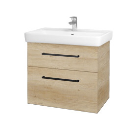 Dřevojas - Umyvadlová skříňka Q MAX SZZ2 70 - D15 Nebraska / Úchytka T06 / D15 Nebraska 173708H