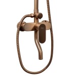 REA - Sprchový set DROP Brush Copper REA-P7064