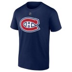 Fanatics Pánské Tričko Juraj Slafkovský #20 Montreal Canadiens Stack Logo Name Number Blue Velikost: