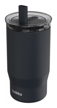 Nerezový termohrnek s brčkem Mist Black 720ml