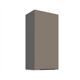 Horní skříňka Aria ANT 45 G-90 1F Barva korpusu: Antracit, Barva dvířek: TA - Sandgrau AFM