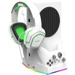 IPega XBS011S Multifunkční Nabíjecí RGB Stojan s Chlazením pro Xbox Series S + 2ks Baterií (57983115495)