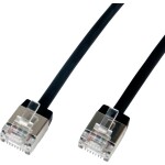 Roline 21.15.4563 RJ45 síťové kabely, propojovací kabely CAT 6A U/FTP 3 m černá 1 ks