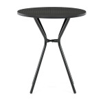 Zahradní stůl 60x60cm, plast, černá, AZT-H1021 BK