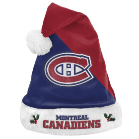 Pánská zimní čepice Montreal Canadiens NHL FOCO Colorblock Santa Hat