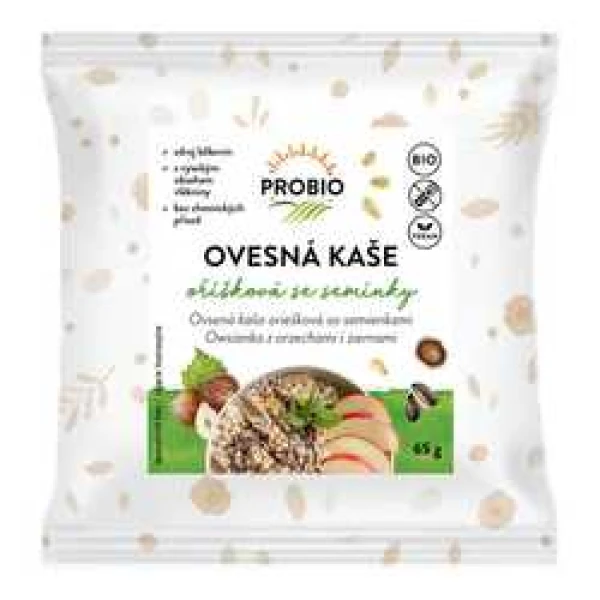 PROBIO Kaše ovesná oříšková se semínky bezlepková 65 g BIO
