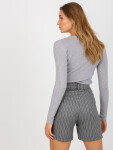 Dámské šortky LK SN 506942 4.29 šedé černé 36