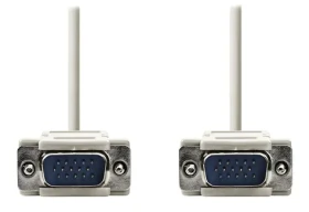 Nedis VGA kabel slonová kost / VGA kabel / VGA konektor - VGA konektor / 2 m (CCGP59001IV20)