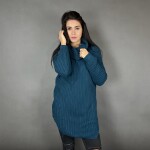 HOSH Pletený jednobarevný rolák CLAIRE Barva: Tmavě šedá