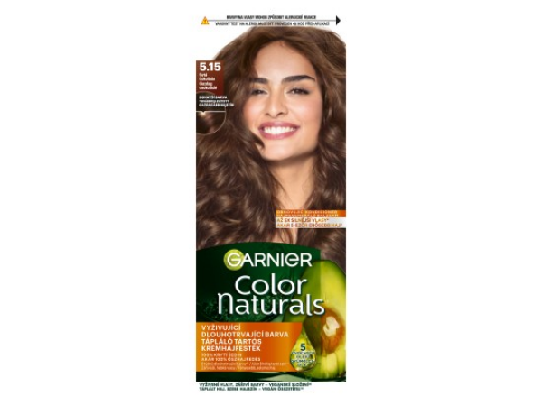 Garnier Color Naturals permanentní barva na vlasy 5 .15 Sytá čokoládová, 60 +40 +12 ml