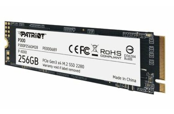 Patriot P300 256GB / M.2 2280 / SSD / IOPS: 290K 260K / M.2 PCI-Express Gen3 (P300P256GM28)