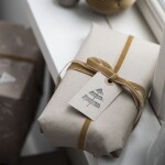 Ib Laursen Sametová stuha na špulce Clay – 10 m, žlutá barva, oranžová barva, textil