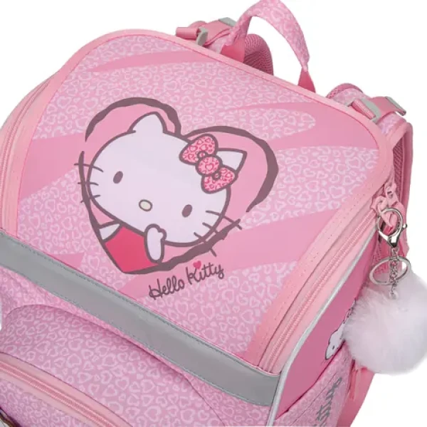 BAAGL Školní aktovka Zippy Plus Hello Kitty Sweet Leopard / GRS / 21 l / vhodná od 1. třídy ZŠ