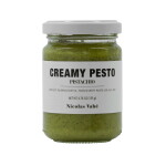 Nicolas Vahé Krémové pesto s bazalkou a pistáciemi 135 g, zelená barva, sklo