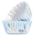 PME Košíčky papírové s fólií Vánoční květy 30 ks