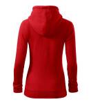 Trendy Zipper mikina dámská červená XL