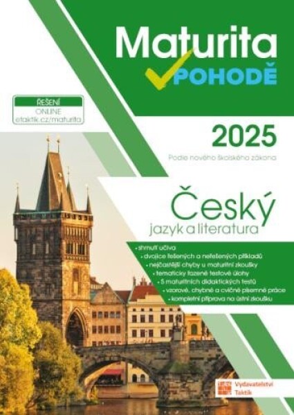 Maturita pohodě Český jazyk 2025