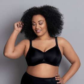 Lace Rose soft podprsenka s pěnovou výztuží 5618 black - RosaFaia 001 black 85G