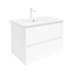Koupelnová skříňka s umyvadlem SAT B-Way 79x50x45 cm bílá lesk BWAY280WU4B2 BWAY280WU4B2