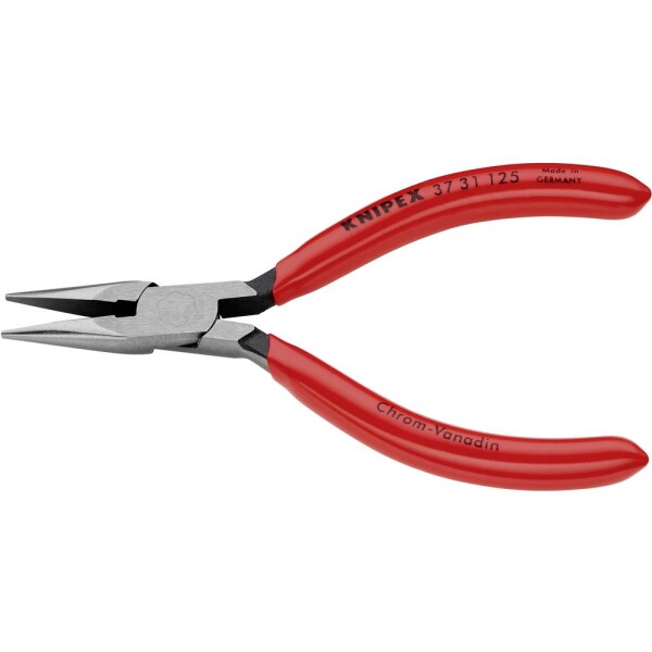 Knipex 37 31 125 pro elektroniku a jemnou mechaniku ploché jehlové kleště rovné 125 mm