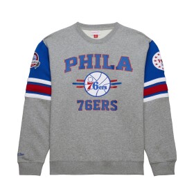 Mitchell & Ness Pánská mikina Philadelphia 76ers NBA All Over 4.0 Crew Velikost: S