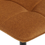 Jídelní židle, žlutá, sametová látka, DCL-X7015 YEL2