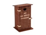 Ptakoviny.cz Pokladnička kadibudka dřevěná - Až se něco posere