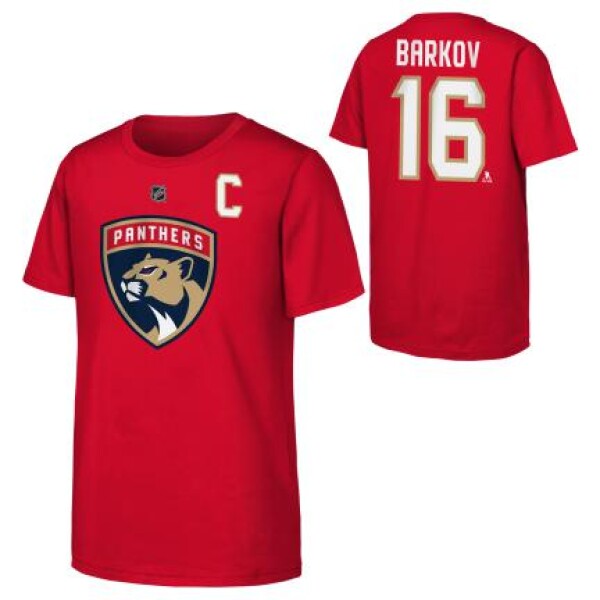 Outerstuff Dětské Tričko Aleksander Barkov Florida Panthers Flat Captains N&N Ss Ctn Tee Velikost: Dětské let)