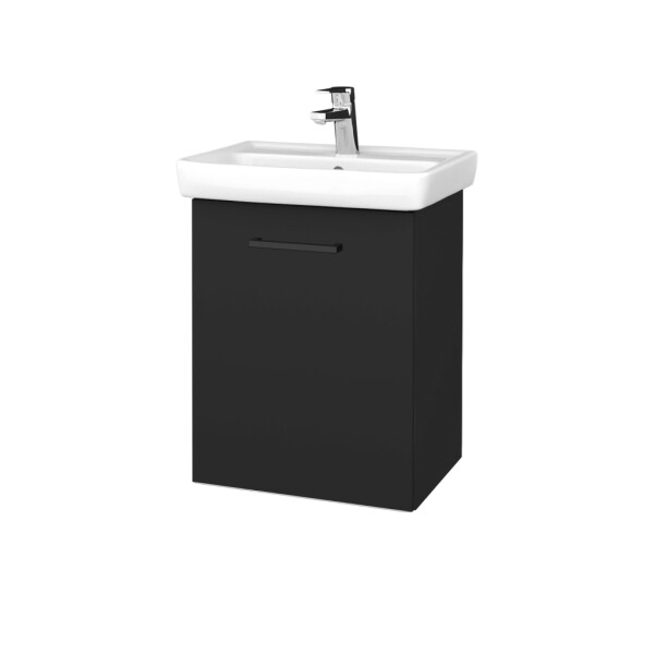 Dřevojas - Umyvadlová skříňka DOOR SZD 50 - N03 Graphite / Úchytka T06 / N03 Graphite / Levé 340476H