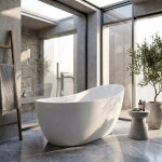 REA - Volně stojící baterie Venti Chrome REA-B9646