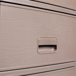 Plastová komoda MEGAPLAST NATURA mocca