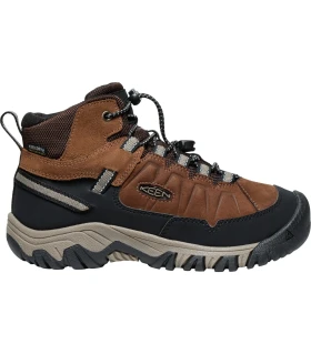 KEEN TARGHEE IV MID WP YOUTH Kotníkové zimní boty bison/brindle 36 10047804KEN01C07