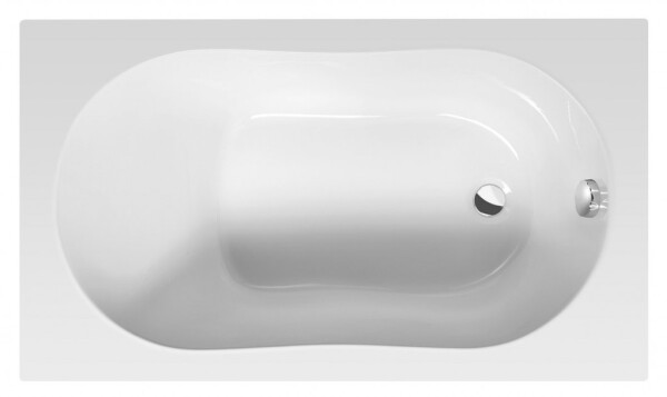 AQUALINE - JIZERA vana 120x70x39cm, bílá G1270
